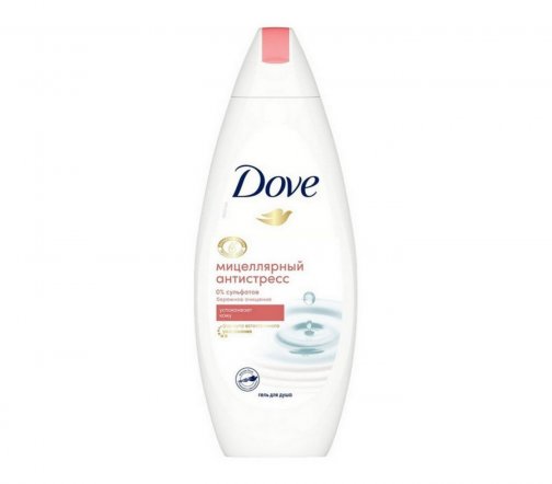 Dove Крем-гель мицеллярный для душа Антистресс 250мл