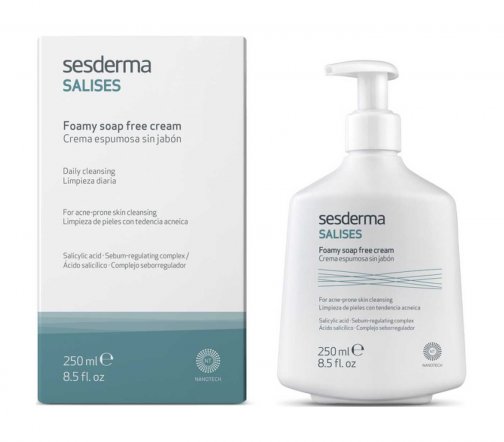 Sesderma Salises (Салисес) Крем пенящийся для умывания лица и тела 250мл