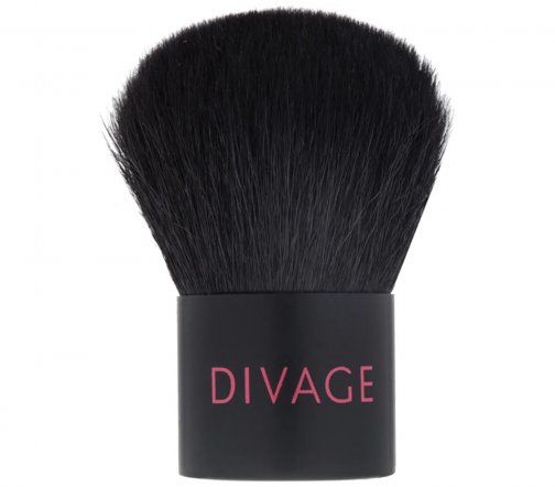 Divage Кисть для пудры и румян из натуральной щетины Kabuki Professional