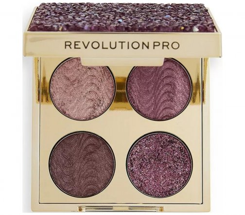 Revolution Pro Палетка теней для век Crystal Eye Quad Pink Topaz