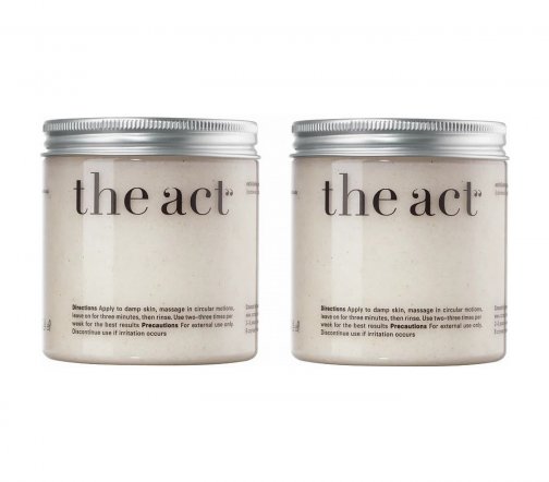 The Act Набор Скраб-бальзам для тела Кокос300гр*2шт