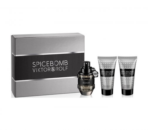 Viktor & Rolf Men Набор Spicebomb Туалетная вода+Крем для бритья+Бальзам после бритья