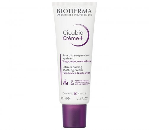 Bioderma Cicabio (Цикабио) Крем восстанавливающий и успокаивающий для лица и тела 40мл