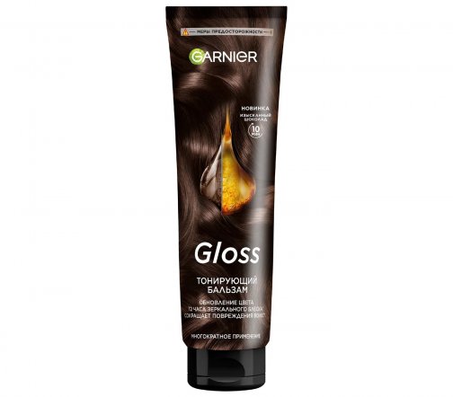 Garnier Gloss Бальзам тонирующий для натуральных и окрашенных волос Изысканный шоколад 150мл