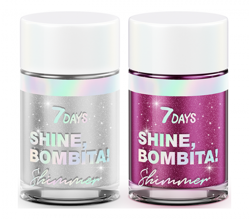 7Days Шиммер для глаз и лица Shine Bombita!
