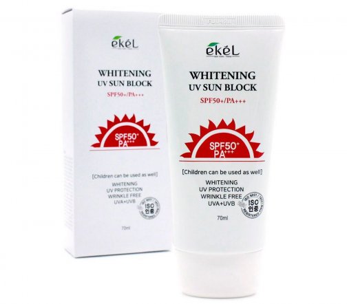 Ekel Sun Cream UV Whitening SPF 50 Крем для лица солнцезащитный с отбеливающим эффектом 70мл