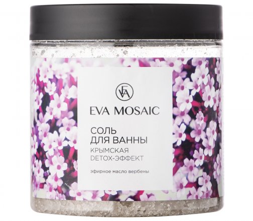 Eva Mosaic Уход Соль крымская для ванны Detox-эффект 500гр