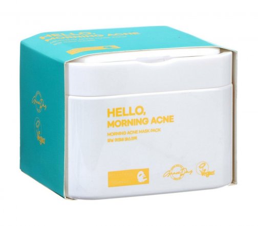 Grace Day Hello Morning Acne Маска тканевая для лица с салициловой кислотой 30шт