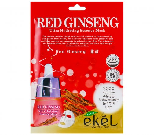 Ekel Маска тканевая для лица Red Ginseng 25мл