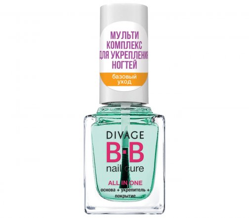 Divage BB-Nail Cure Основа-укрепитель-покрытие для ногтей All in One 12мл