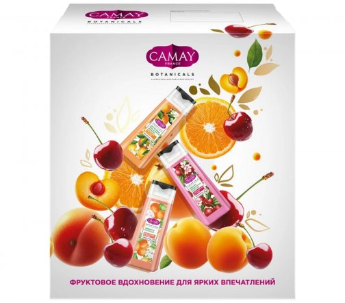 Camay Botanicals Набор Гель для душа 250мл*3шт