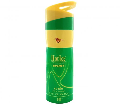 Hot Ice Sport Clash Pour Homme Дезодорант-спрей парфюмированный мужской 200мл