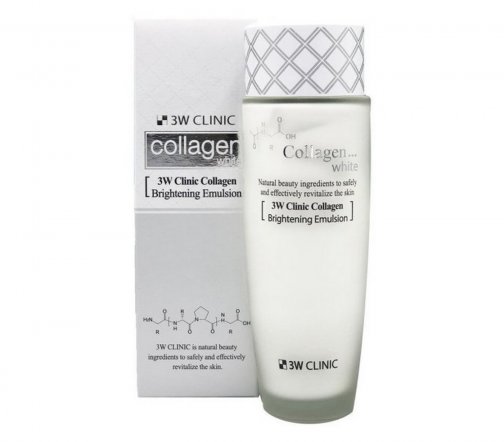 3W Clinic Collagen Эмульсия для лица с коллагеном осветляющая 150мл