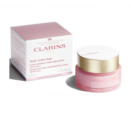 Clarins Multi-Active Крем дневной для предотвращения возрастных изменений для любого типа кожи 50мл