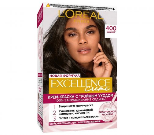 L'Oreal Paris Excellence Краска для волос 4.00 Каштановый