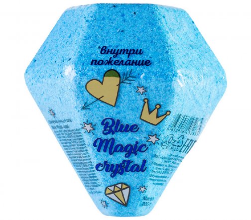 Laboratory Katrin Соль шипучая для ванны Blue Magic Crystal с предсказанием внутри 200гр