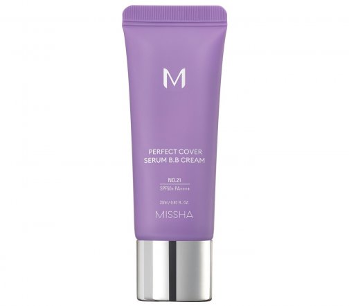 Missha Perfect Cover Тональный BB-крем с антивозрастной сывороткой SPF50+ 20мл