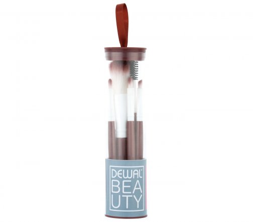 Dewal Beauty Набор косметических кистей в тубусе 5шт BS-6009