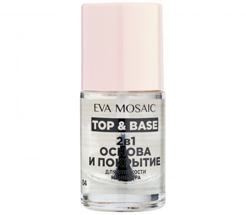 Eva Mosaic Основа-покрытие 2в1 для стойкости маникюра Top&Base