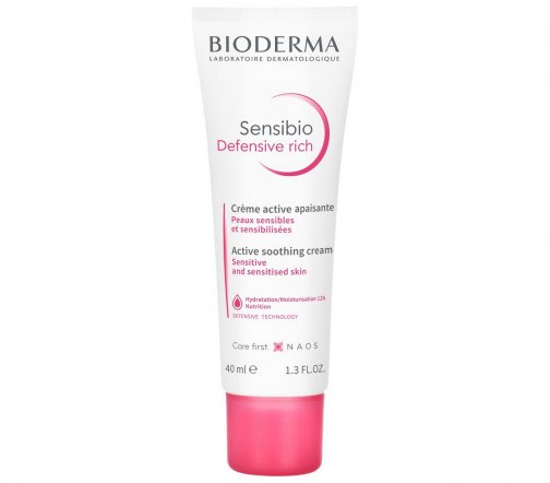 Bioderma Sensibio Defensive (Сенсибио Дефенсив) Крем насыщенный для чувствительной кожи 40мл
