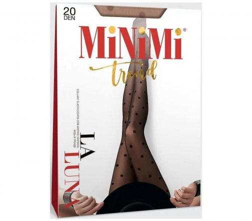 Minimi Колготки Trend La Luna c рисунком средний горошек 20 den 3-M Daino