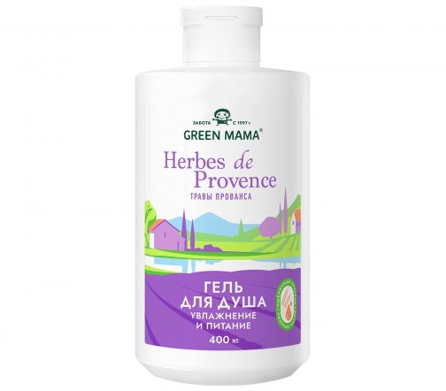 Green Mama Травы Прованса Гель для душа Увлажнение и питание