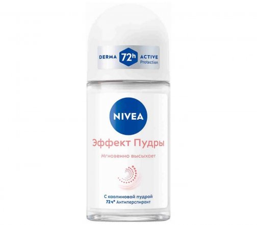 Nivea Дезодорант-антиперспирант ролик Эффект пудры 50мл
