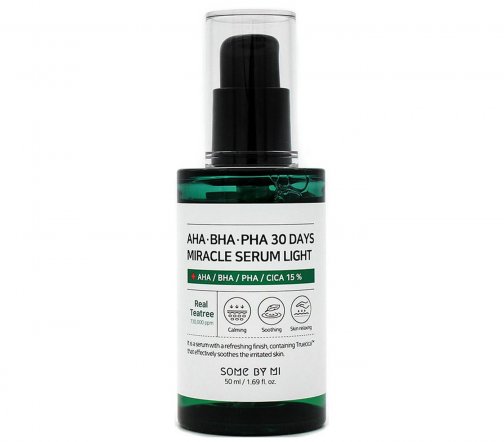 Some By Mi AHA-BHA-PHA 30 Days Miracle Serum Сыворотка кислотная для пробая для проблемной кожи 50мл
