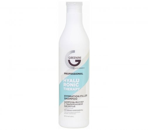 Greenini Professional Шампунь-филлер для волос Hyaluronic Theraphy 500мл