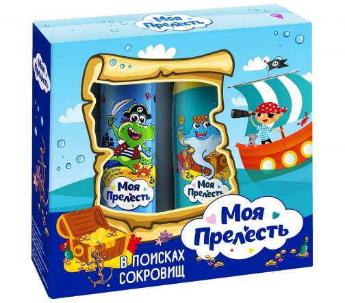 Моя Прелесть Набор В поисках сокровищ Шампунь-гель 250мл+Пенка-мусс для душа 200мл