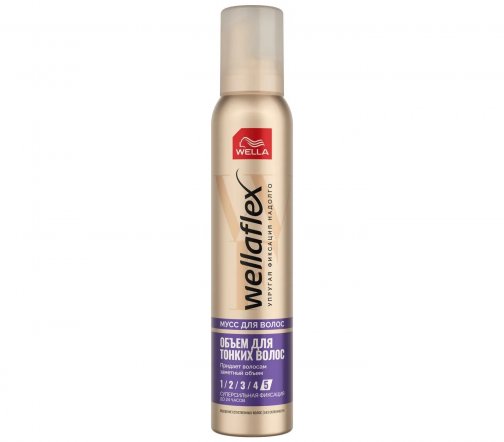 Wella Flex Мусс для волос Объем для тонких волос СФ 200мл