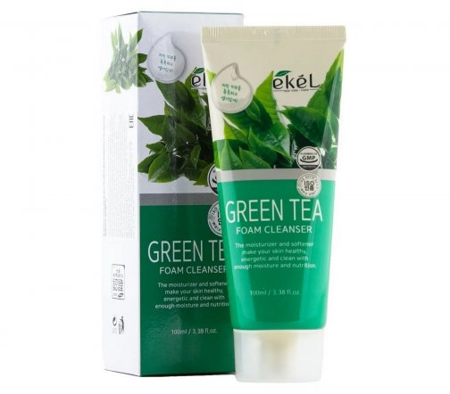 Ekel Foam Cleanser Пенка для умывания лица с экстрактом зеленого чая 100мл