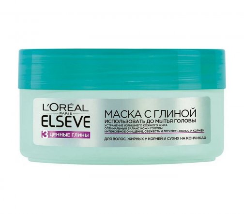 L'Oreal Paris Elseve 3 Ценные Глины Маска для волос 150мл