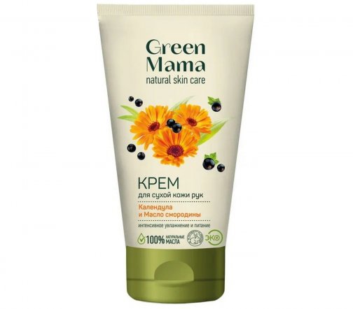 Green Mama Формула Тайги Крем для сухой кожи рук Календула и масло смородины