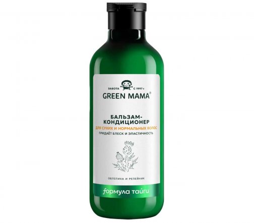 Green Mama Формула Тайги Бальзам-кондиционер для сухих и нормальных волос 400мл
