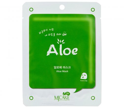 Mijin MJ Care Маска тканевая для лица Алоэ 22гр