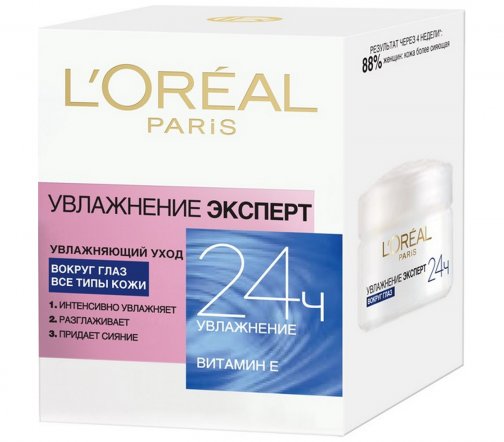 L'Oreal Paris Увлажнение Эксперт Крем для кожи вокруг глаз 50мл