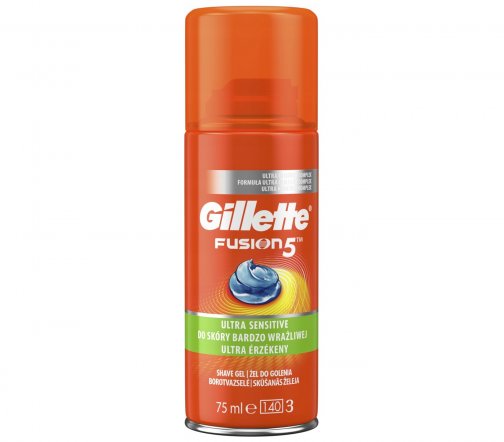 Gillette Men Fusion5 Гель для бритья Ultra Sensitive 75мл