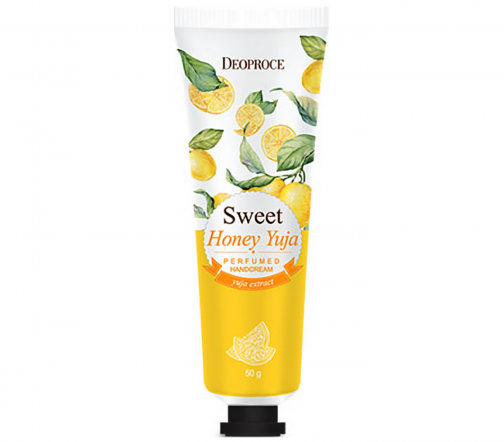 Deoproce Крем для рук Sweet Honey Yuja Perfumed 50г