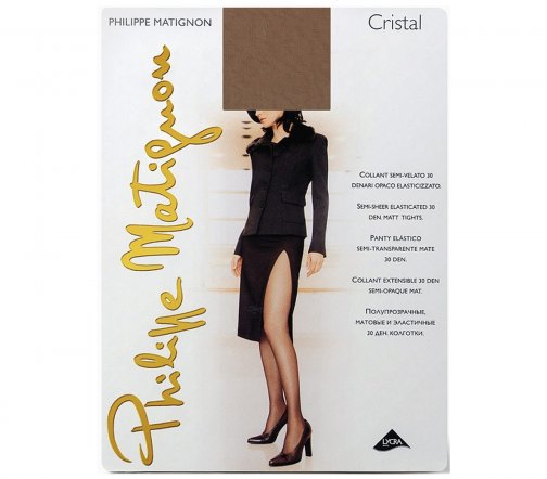 Philippe Matignon Колготки Cristal 30 den 3-M Черный
