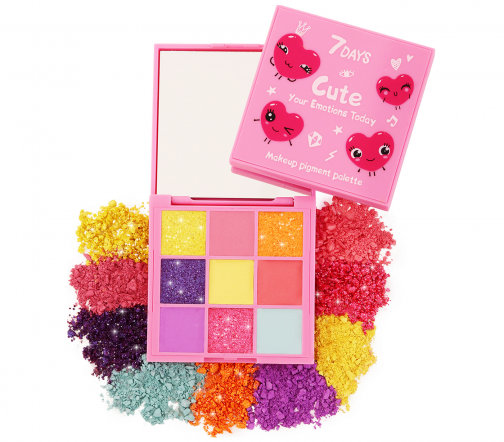 7Days Палетка пигментов для макияжа Cute Your Emotions Today