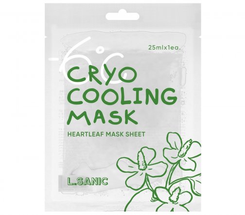 L.Sanic Cryo Cooling Маска тканевая охлаждающая с экстрактом хауттюйнии 25мл
