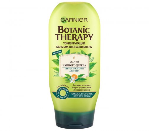 Garnier Botanic Therapy Бальзам-ополаскиватель тонизирующий Масло чайного дерева 200мл