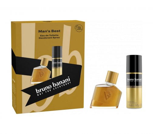Bruno Banani Men Man's Best Набор Туалетная вода 30мл+Дезодорант-аэрозоль 50мл
