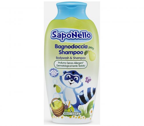 SapoNello Средство для купания и мытья головы Груша 400мл