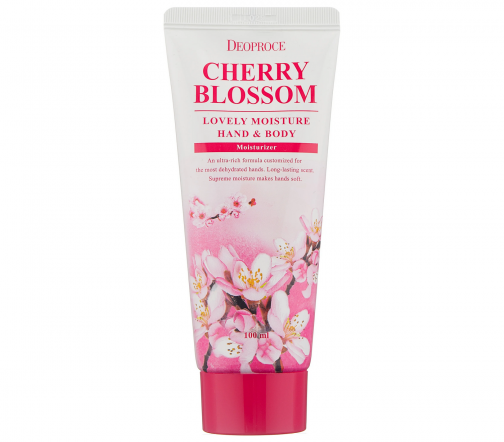Deoproce Крем для тела и рук Cherry Blossom Lovery 100мл