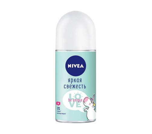 Nivea Дезодорант-ролик Яркая свежесть Love Be Unique 50мл