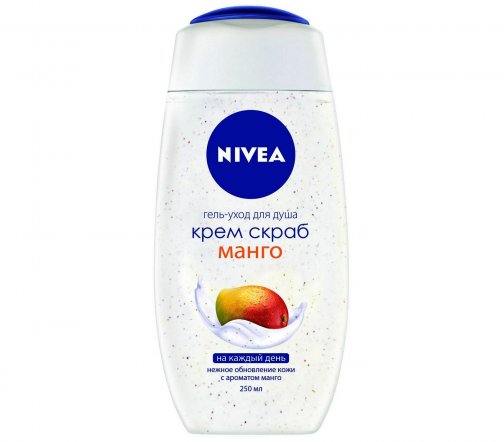 Nivea Гель-уход для душа Крем-скраб Манго 250мл