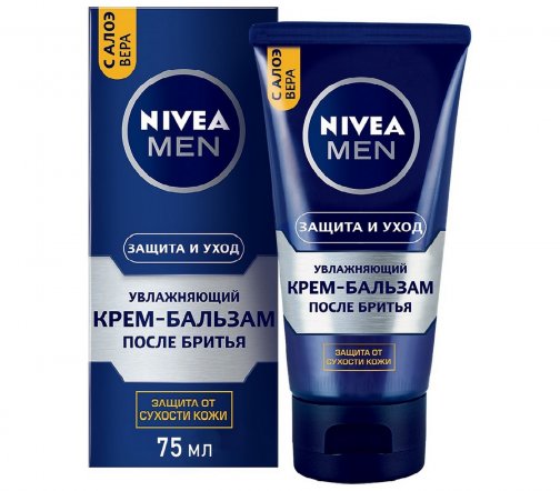 Nivea For Men Крем-бальзам после бритья Защита и уход 75мл