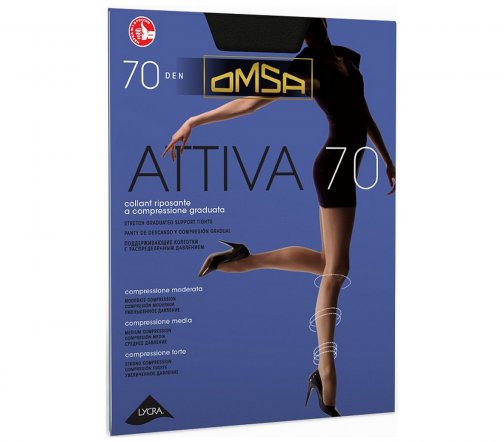 Omsa Колготки Attiva 70 den 3-M Черный